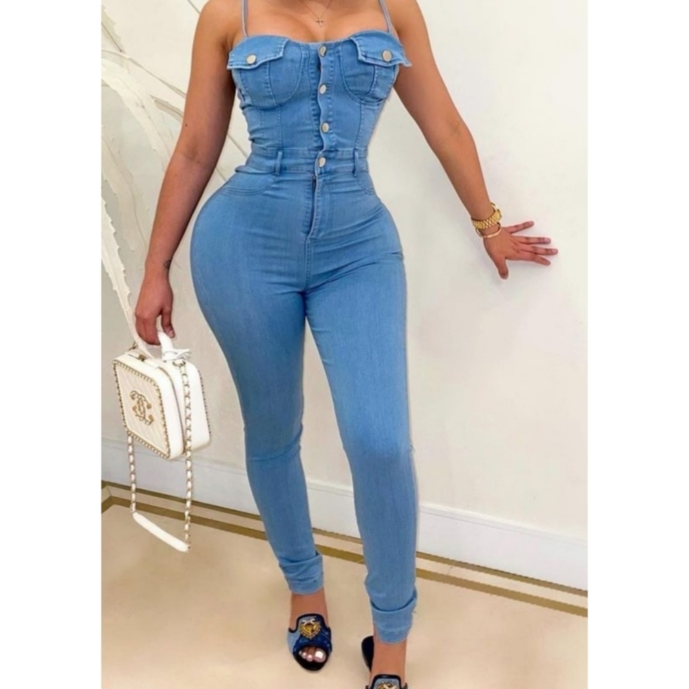 Denim jumpsuit